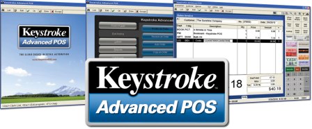 3 screenshots and keystroke advanced POS logo 
