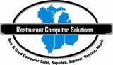 rcs logo for Restaurant Computer Solutions, new and used computer sales, supplies, support, rental, repair
